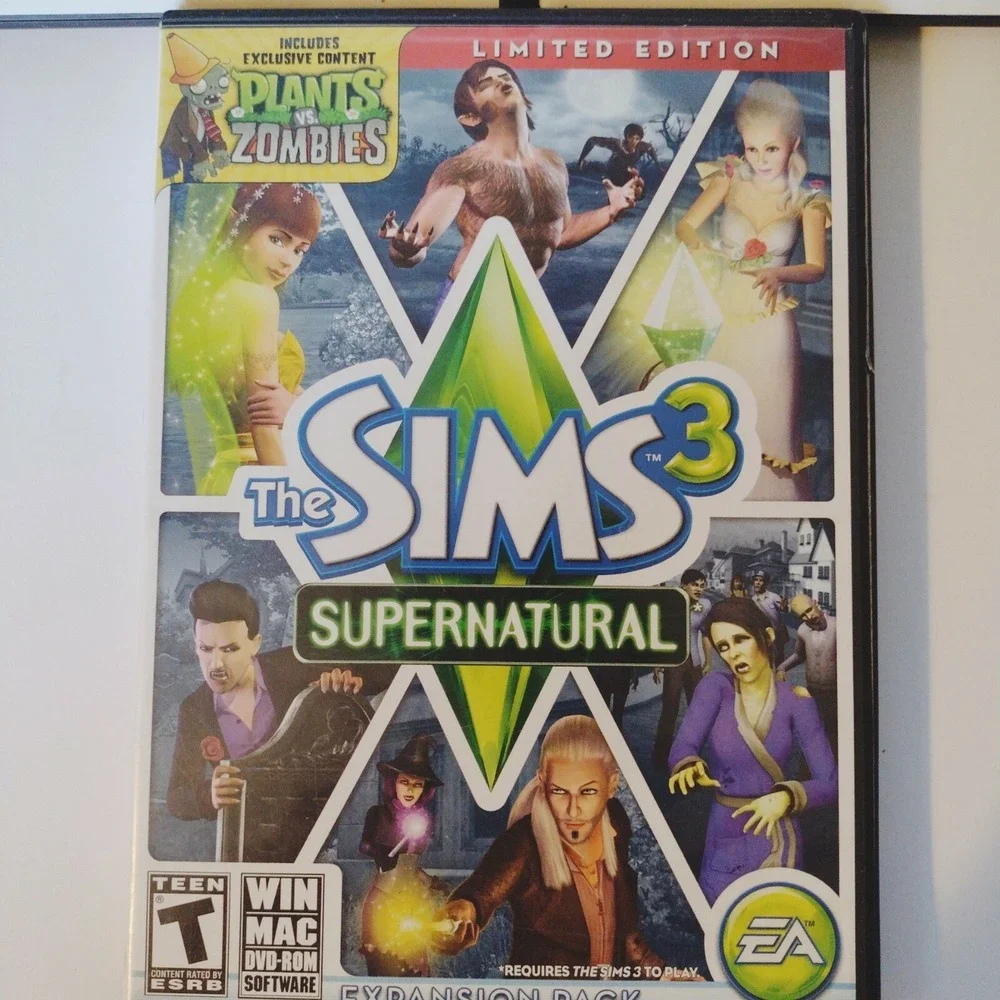 The Sims 3 Expansion Pack Bundle PC Mac Supernatural Generations World Adventure
